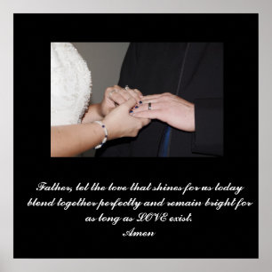 Customised Wedding Poster