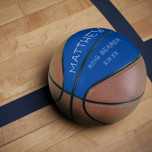 Customised Wedding Ring Bearer Keepsake Basketball