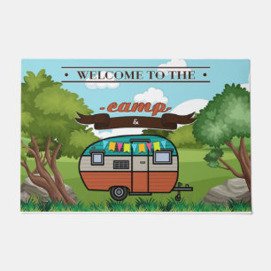 Customised Welcome To Our Camp Doormat