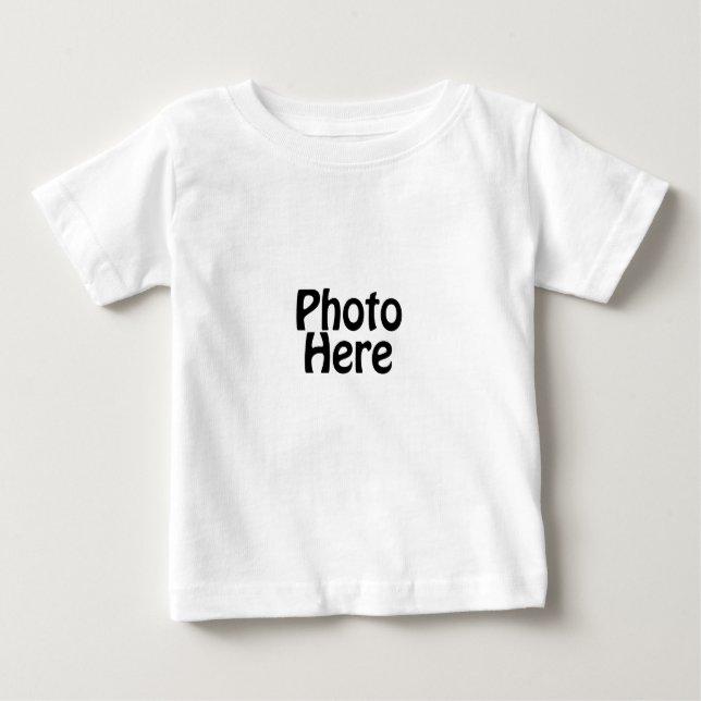 Customised With Your Favourite Photo Baby T-Shirt (Front)