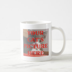 Customised Your Cat's Photo Coffee Mug