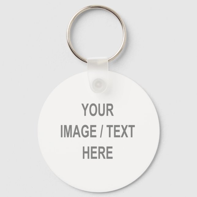 Customised Your Image-Text Here Key Ring (Front)