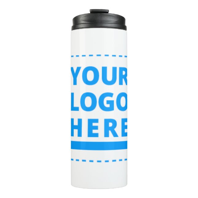 Customised Your Logo Here Create unique product pe Thermal Tumbler (Front)