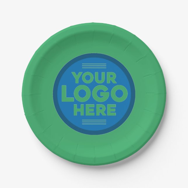 Customised Your Text or Logo Here Paper Plate (Front)