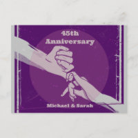 Customiz anniversary romantic couple holding hands