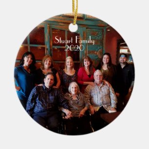 Customizable 2-sided Christmas Ornament