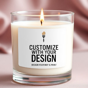 Customizable 3x3" Blank Promotional Product Label