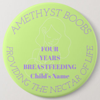 Customizable 4 year breastfeeding milestone badge