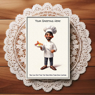 Customizable Any Occasion Cooking / Chef Postcard