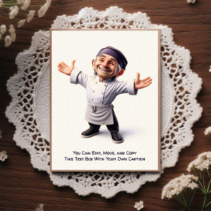 Customizable Any Occasion Cooking / Chef Postcard