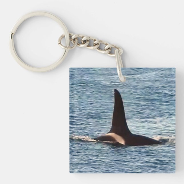 Customizable Aquarius Orca West Coast Community  Key Ring (Front)