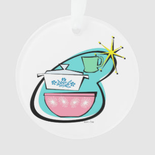 Customizable Atomic Cookware Design Ornament