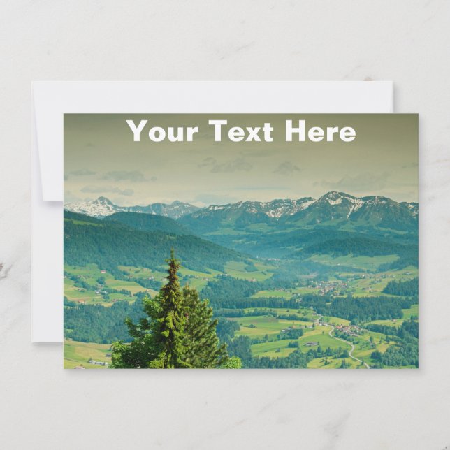 Customizable Austria card (Front)