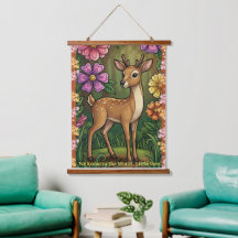 Customizable Baby Fawn Nursery-Welcome to the Worl
