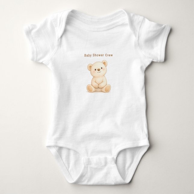 Customizable Baby Shower Bodysuit (Front)