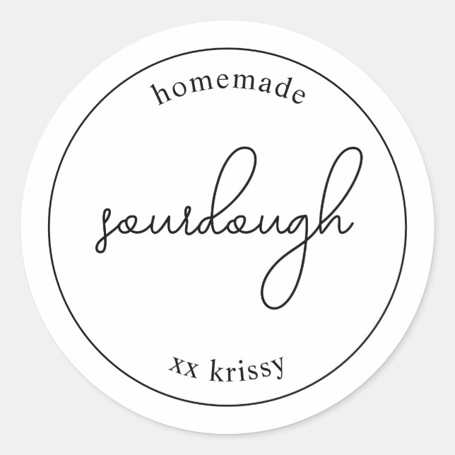 Customizable Bakery Gift Stickers (Front)