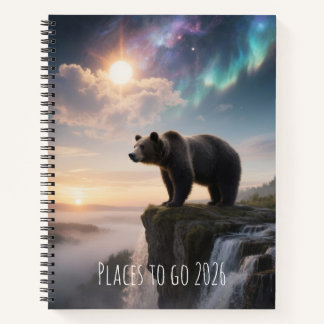 Customizable Bear in the wild Notebook