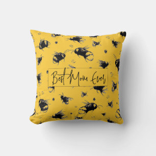 Customizable Bee Cushion Birthday Gift for Mom