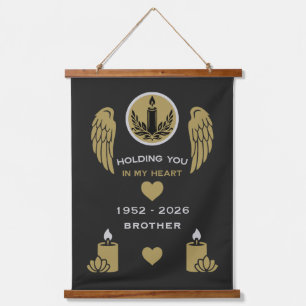 Customizable Bereavement Anniversary Hanging Tapestry
