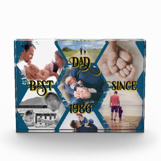 Customizable 'Best Dad Since' Photo Block
