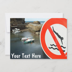 Customizable Biarritz card