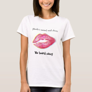 Customizable Bridesmaid's T- shirt