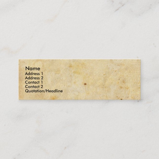 CUSTOMIZABLE BUSINESS CARD DESIGNS (Front)