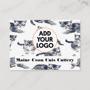 Customizable Business Card For Cattery