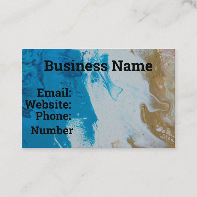 Customizable Business Cards (Front)