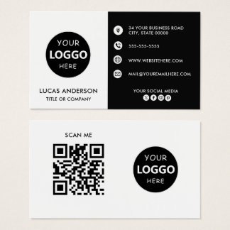 Customizable business logo website social media