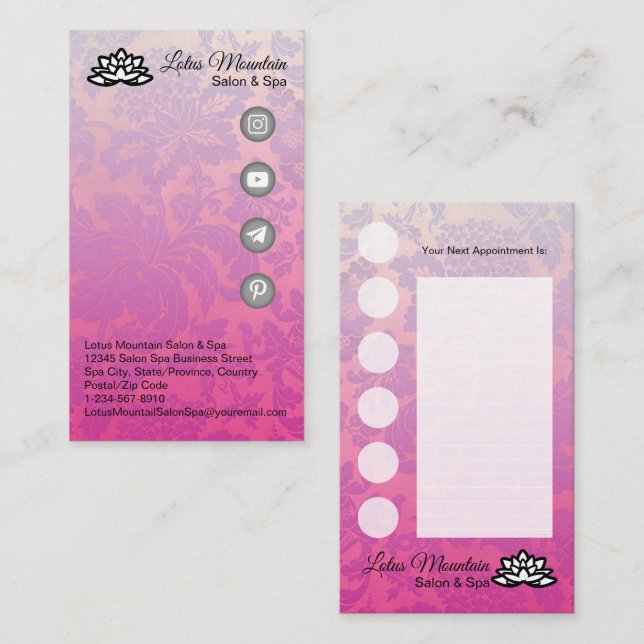 Customizable Business Loyalty Card (Front/Back)