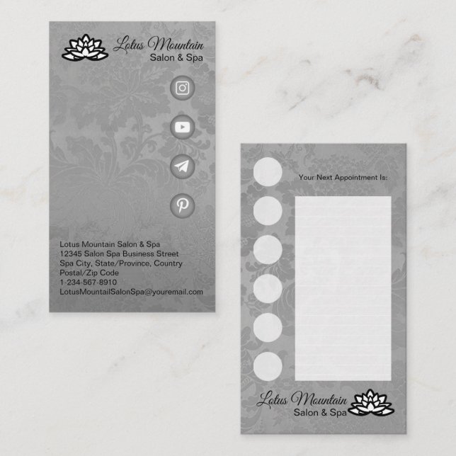Customizable Business Loyalty Card (Front/Back)