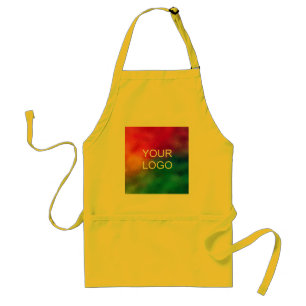 Customizable Business Upload Add Image Logo Standard Apron