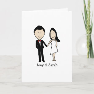 Customizable card- classy couple card
