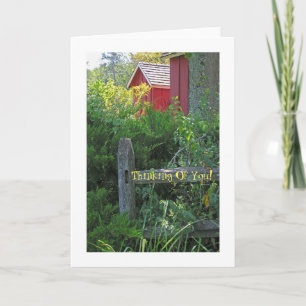 CUSTOMIZABLE CARD/"HOW ARE YOU?/RED SHED AND RUS CARD