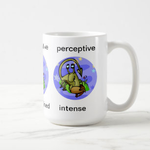 Customizable Cartoon Scorpio traits Zodiac Coffee Mug