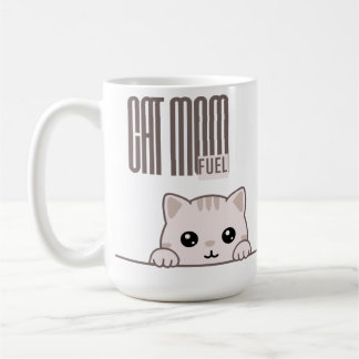 Customizable Cat Mom Fuel Coffee Mug