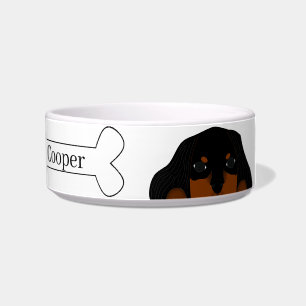 Customizable Cavalier King Charles Spaniel Dog Bowl