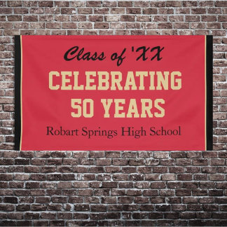 Customizable! Celebrate any year reunion banner