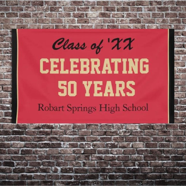 Customizable! Celebrate any year reunion banner (Creator Uploaded)