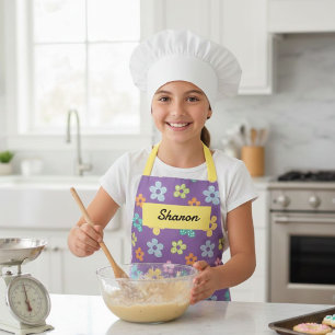 Customizable children's kitchen apron