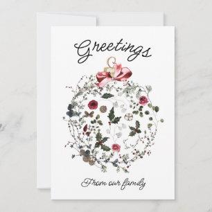 Customizable Christmas Card