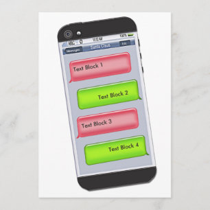 CUSTOMIZABLE Christmas Text Message Invitation