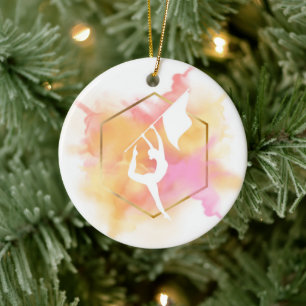 Customizable Color Guard Ornament