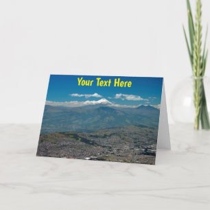 Customizable Cotopaxi & Quito Card