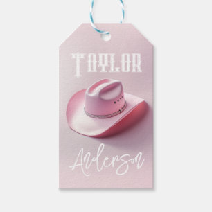Customizable Cowgirl Bachelorette  Gift Tags