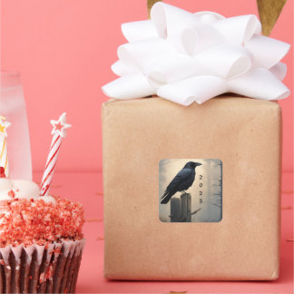 Customizable crow sticker