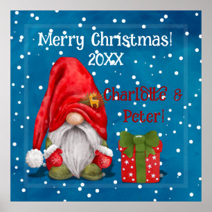 Customizable Cute Father Christmas Poster