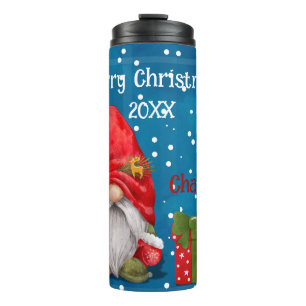 Customizable Cute Father Christmas Thermal Tumbler