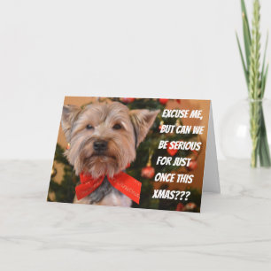 CUSTOMIZABLE DOGGY XMAS CARD